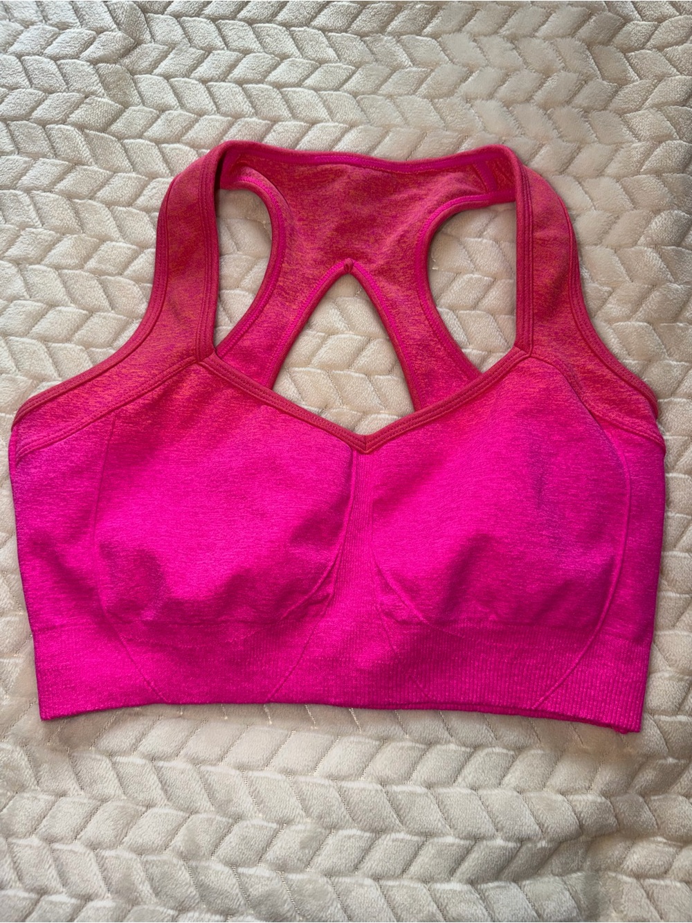 Buffbunny Collection Sports Bra Hot Pink Size Small